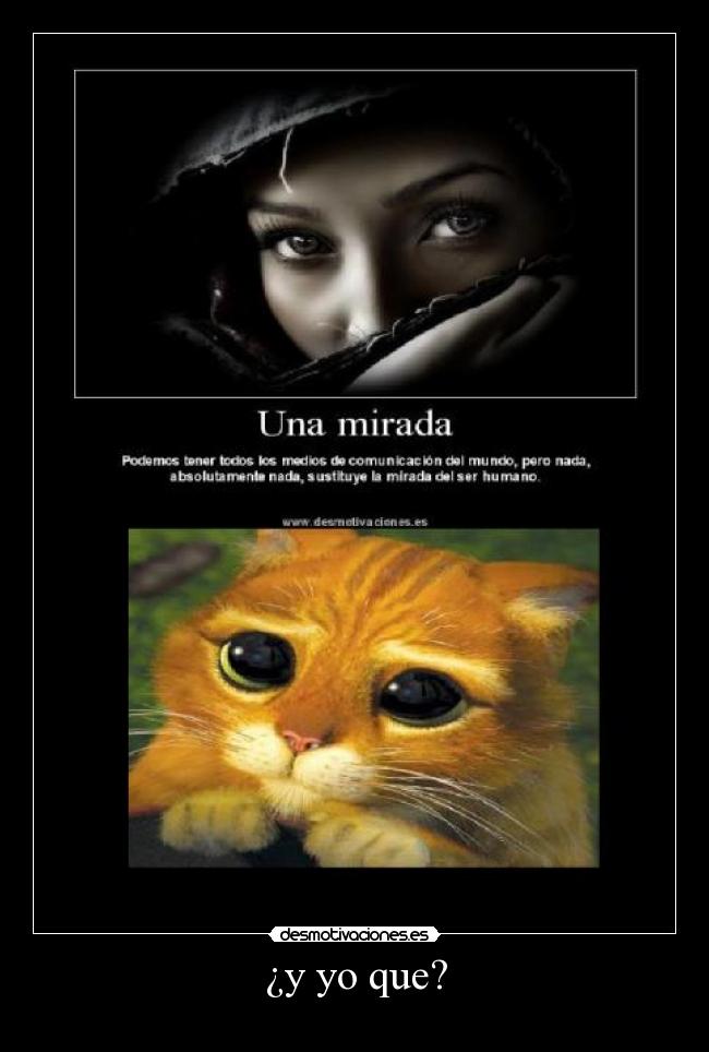¿y yo que? -