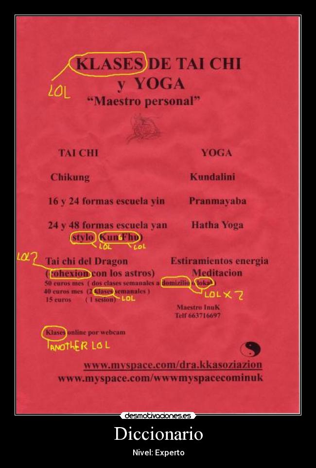 Diccionario - Nivel: Experto