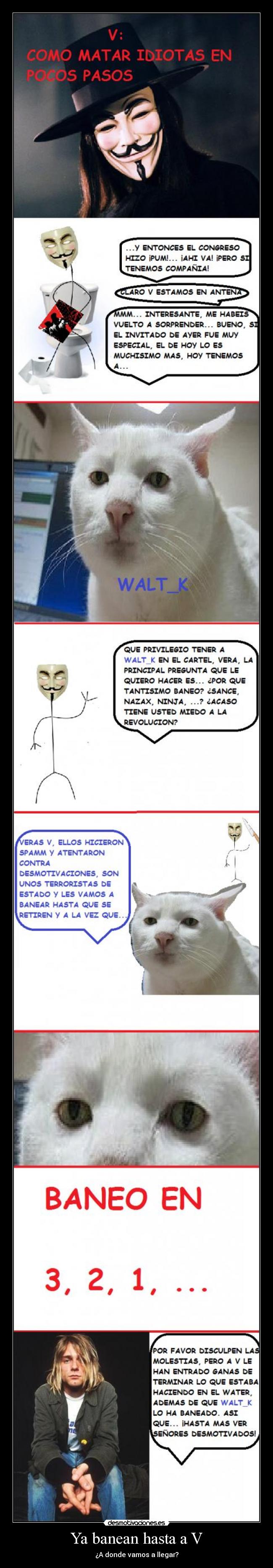 Ya banean hasta a V -