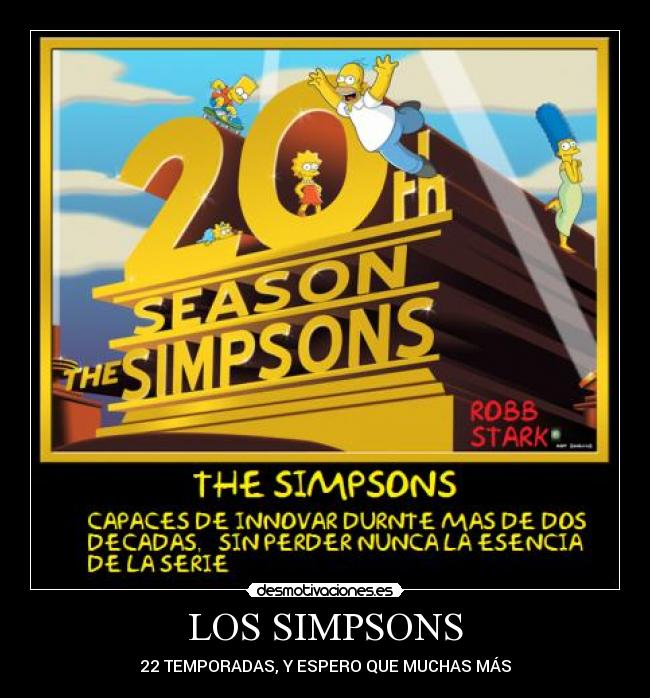 LOS SIMPSONS - 22 TEMPORADAS, Y ESPERO QUE MUCHAS MÁS
