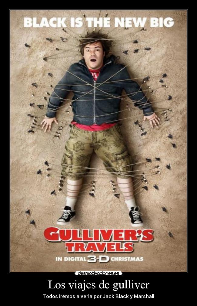 Los viajes de gulliver - Todos iremos a verla por Jack Black y Marshall