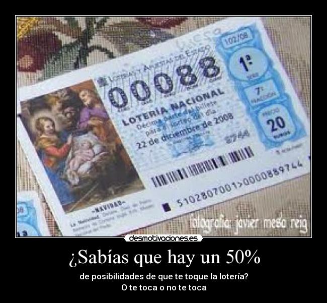 ¿Sabías que hay un 50% - 