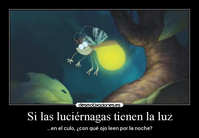 Si las luciérnagas tienen la luz -