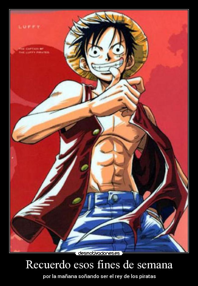 carteles luffy one piece desmotivaciones