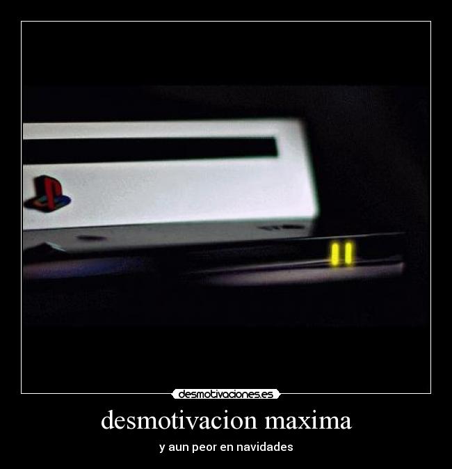 desmotivacion maxima - y aun peor en navidades