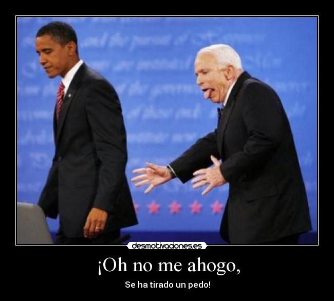 ¡Oh no me ahogo, - Se ha tirado un pedo!