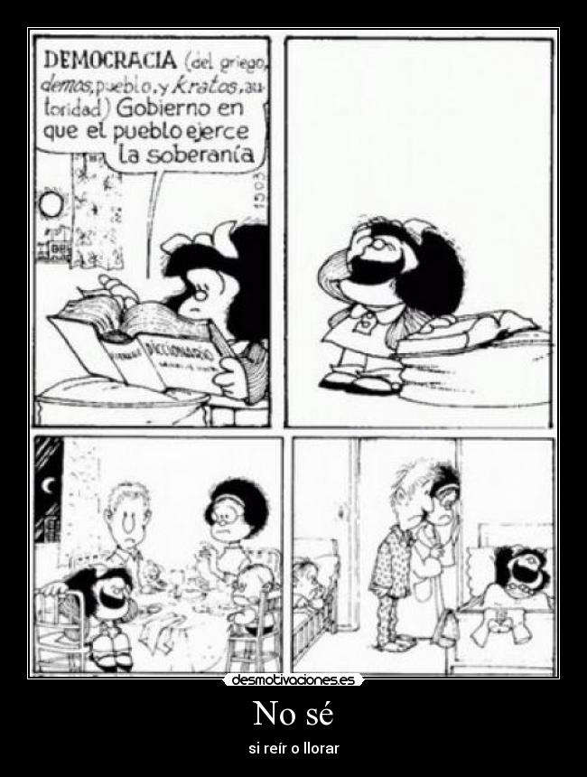 carteles mafalda democracia desmotivaciones