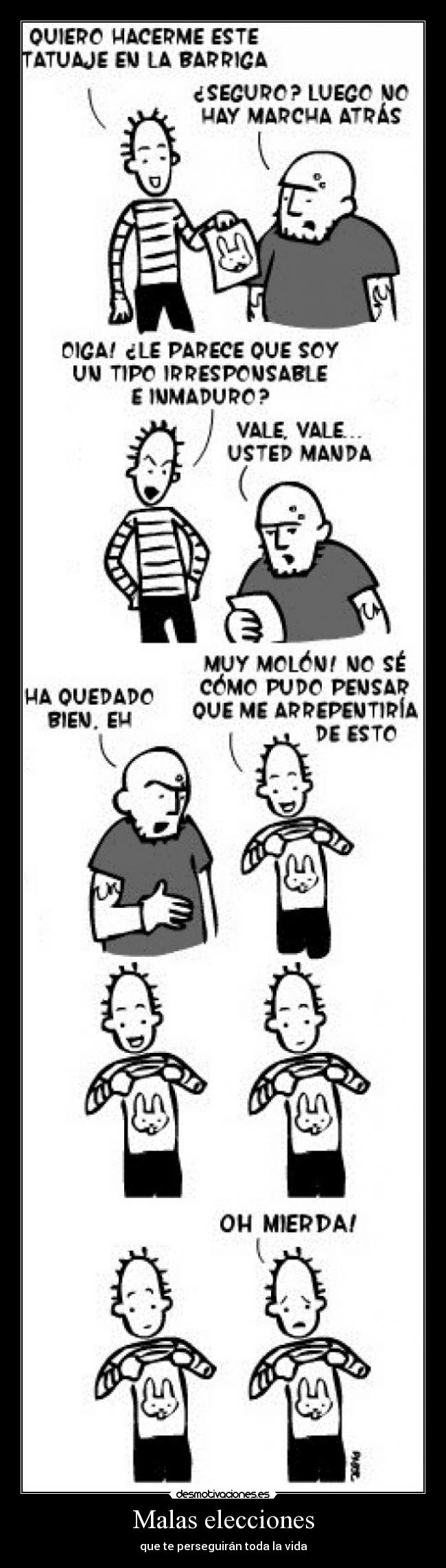 carteles mala eleccion desmotivaciones