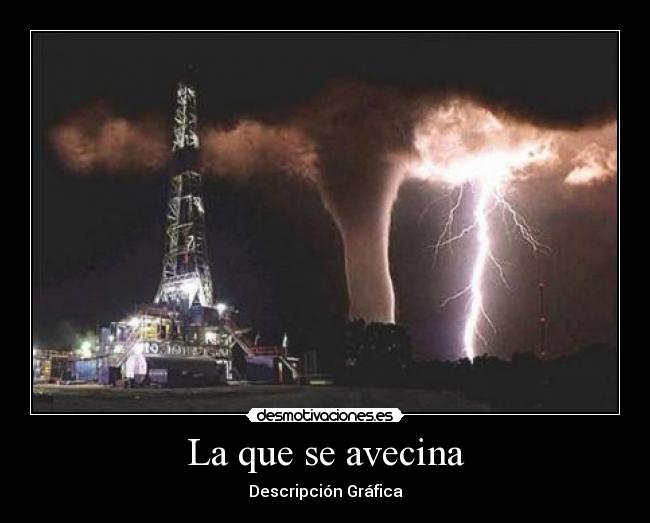 La que se avecina - Descripción Gráfica