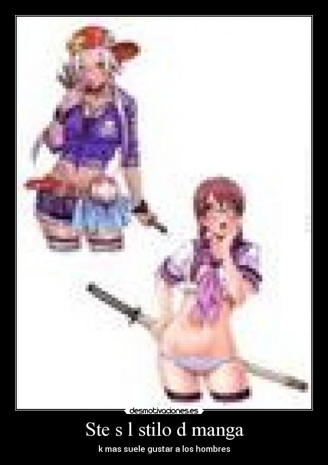 Ste s l stilo d manga -
