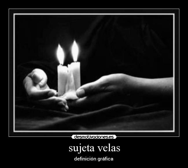 sujeta velas - definición gráfica 