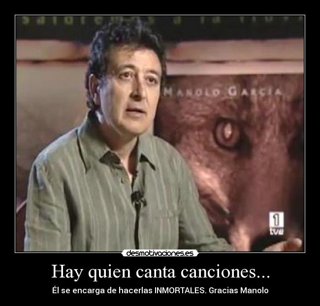 Hay quien canta canciones... - 