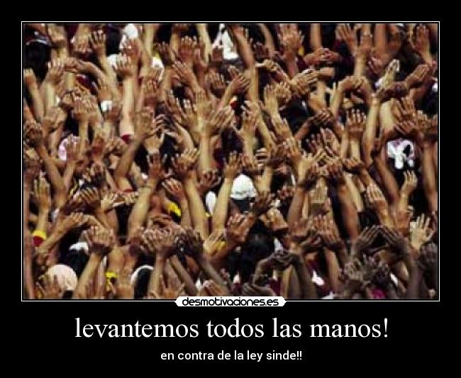 levantemos todos las manos! - 