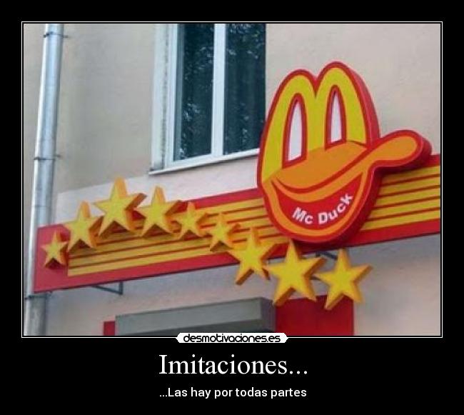 Imitaciones... -