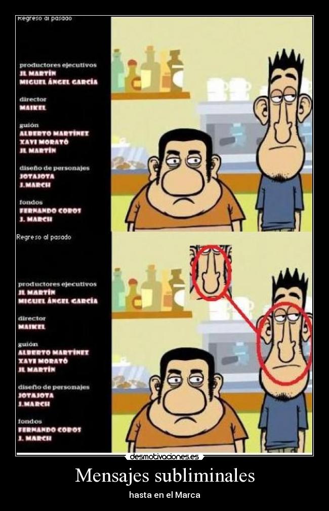 Mensajes subliminales - hasta en el Marca