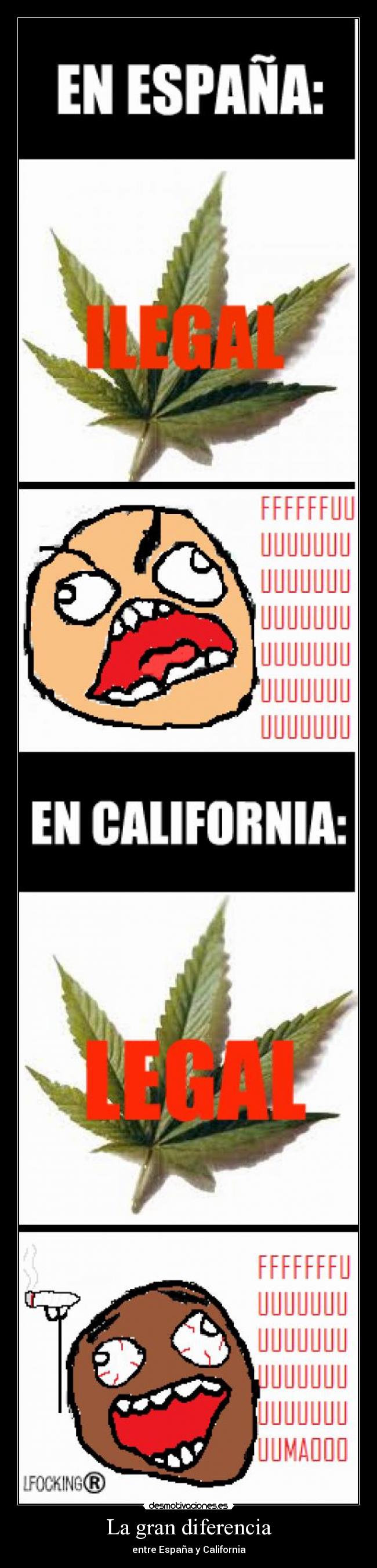 La gran diferencia - entre España y California