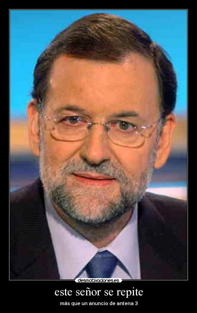 este señor se repite - más que un anuncio de antena 3