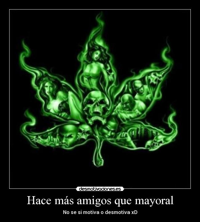 carteles amigos weed yerba mota ganja desmotivaciones