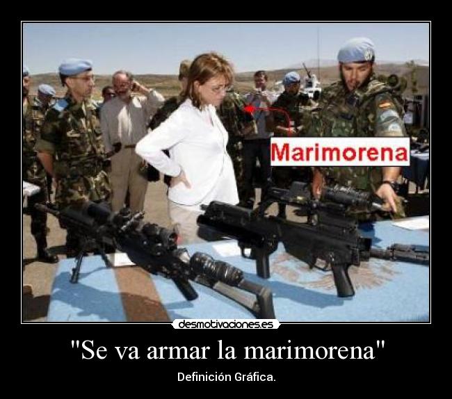 Se va armar la marimorena - Definición Gráfica.