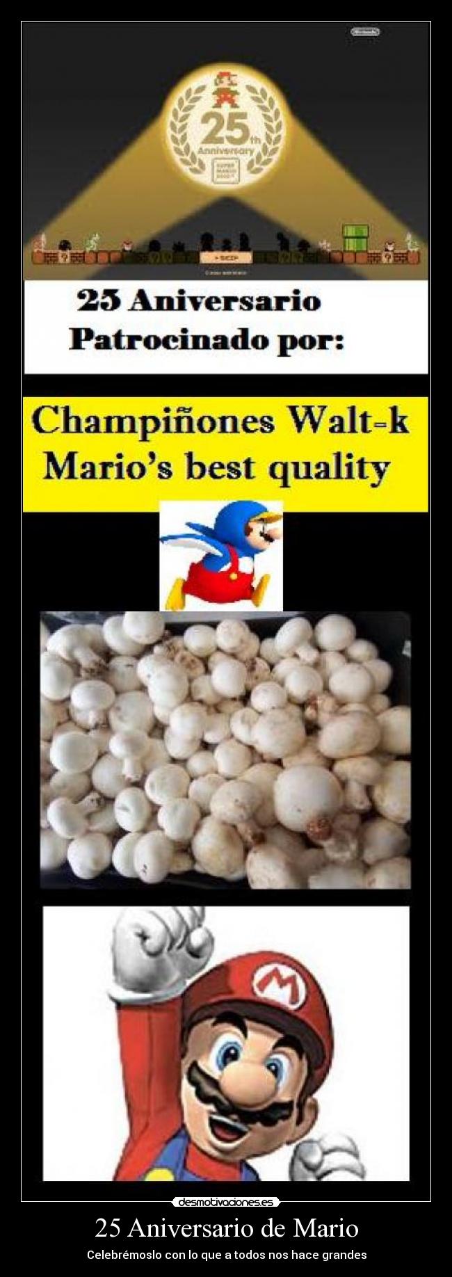 25 Aniversario de Mario - Celebrémoslo con lo que a todos nos hace grandes