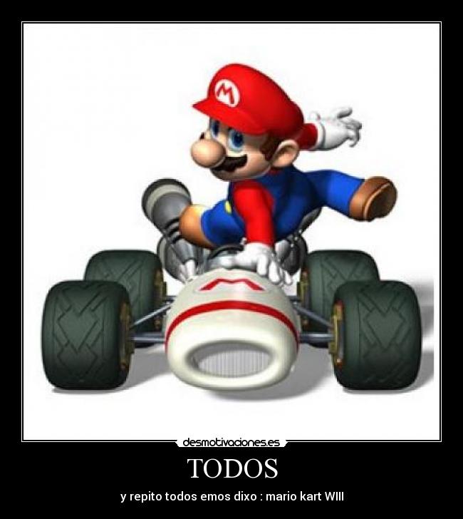 carteles mari kart wii desmotivaciones