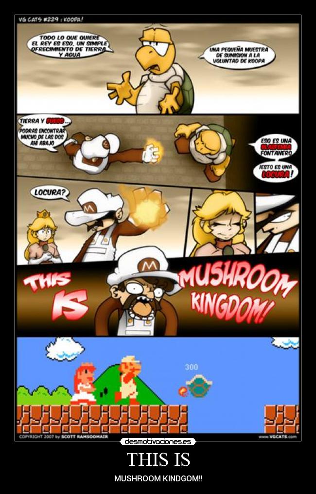 THIS IS - MUSHROOM KINDGOM!!