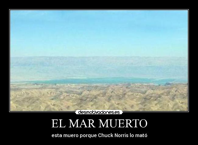 EL MAR MUERTO -
