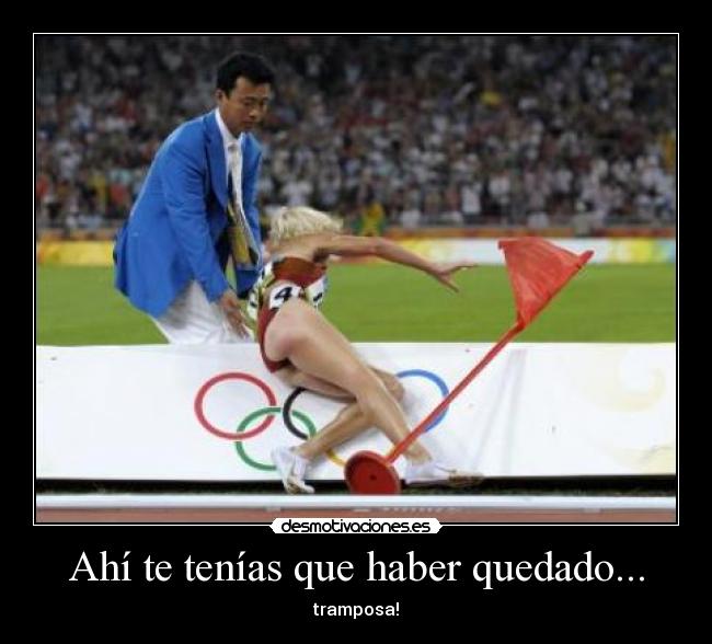 Ahí te tenías que haber quedado... - 