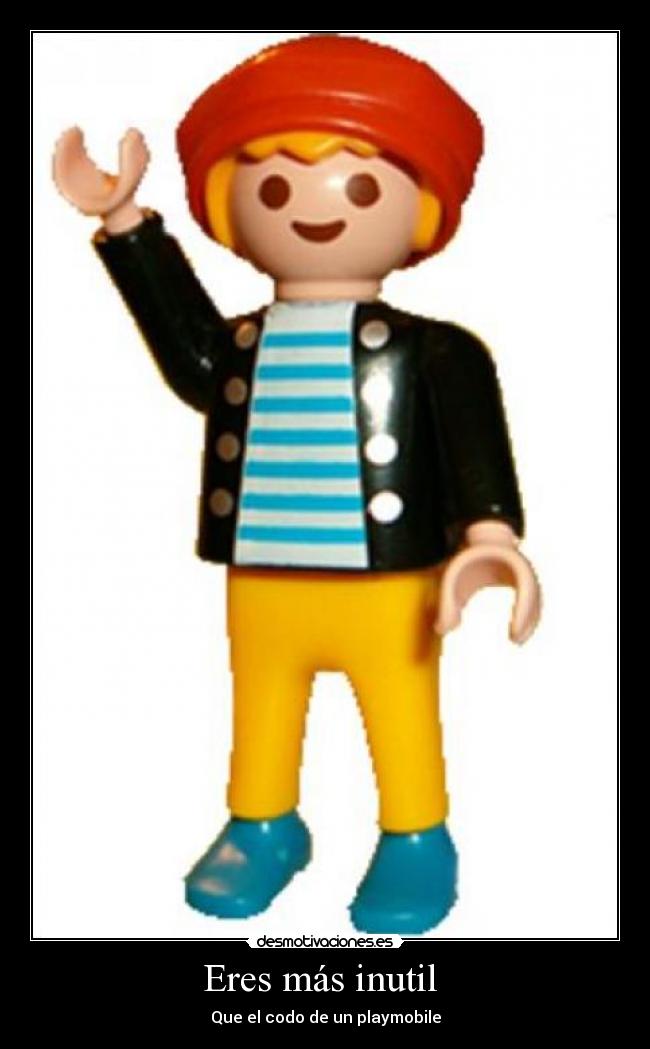 carteles playmobile desmotivaciones
