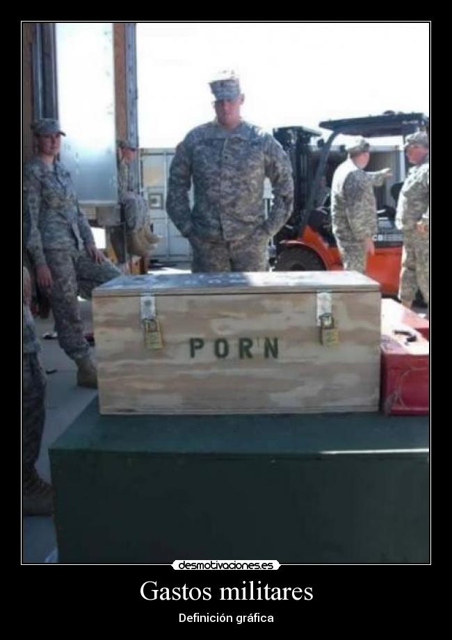 Gastos militares - Definición gráfica