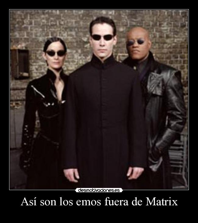 Así son los emos fuera de Matrix - 