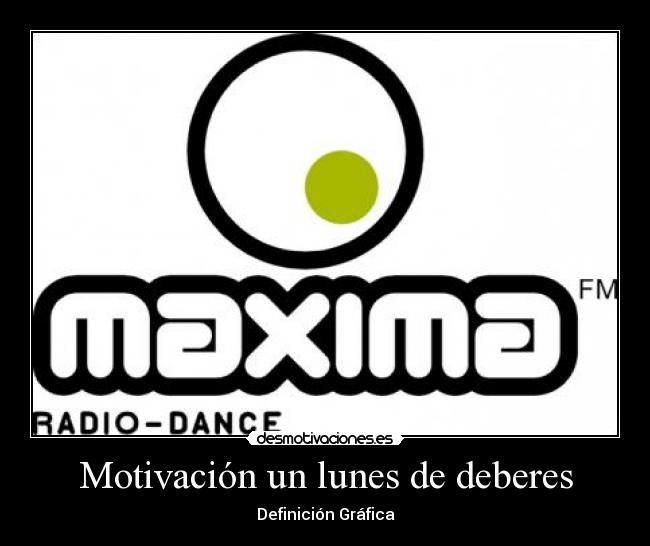 Motivación un lunes de deberes -