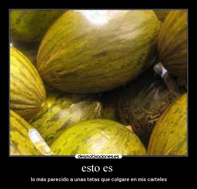 esto es  - lo más parecido a unas tetas que colgare en mis carteles