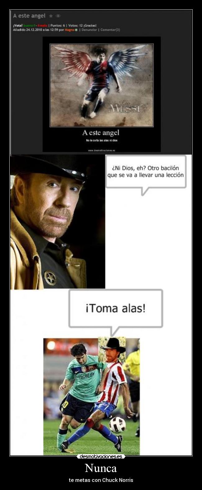 Nunca - te metas con Chuck Norris