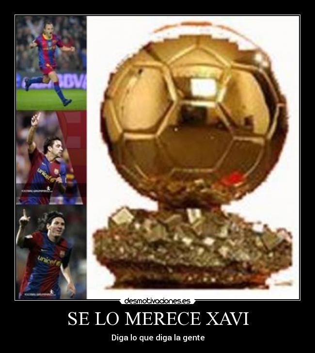 SE LO MERECE XAVI -