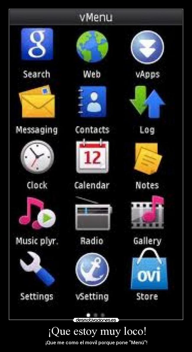 carteles movil menu desmotivaciones