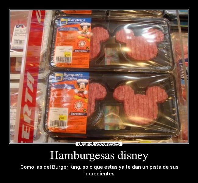 Hamburgesas disney - 