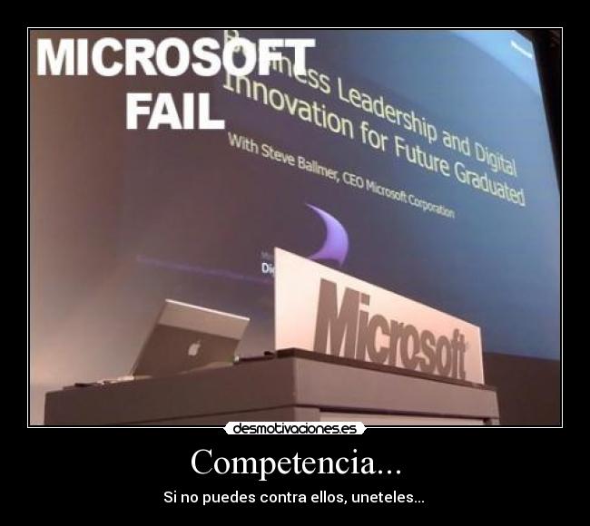 Competencia... - Si no puedes contra ellos, uneteles...