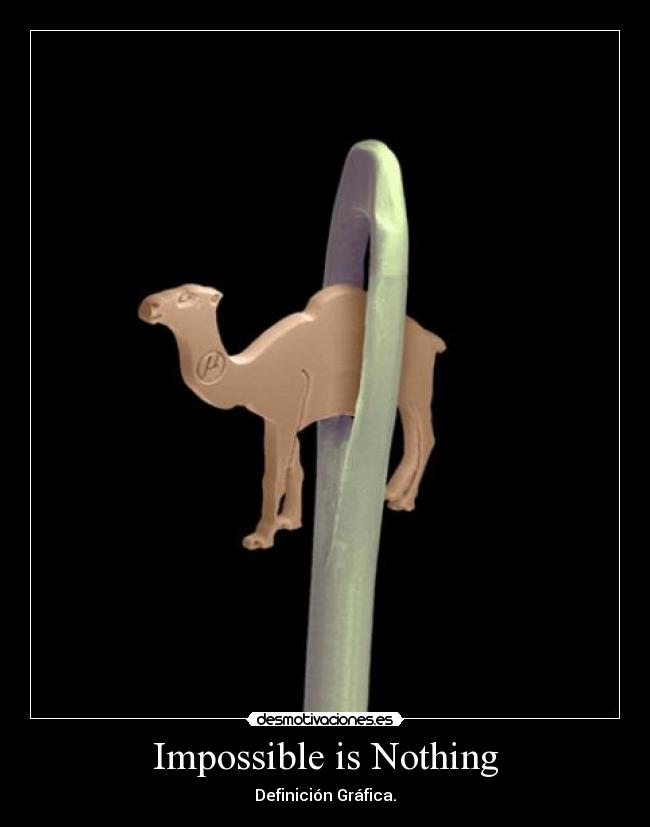Impossible is Nothing - Definición Gráfica.