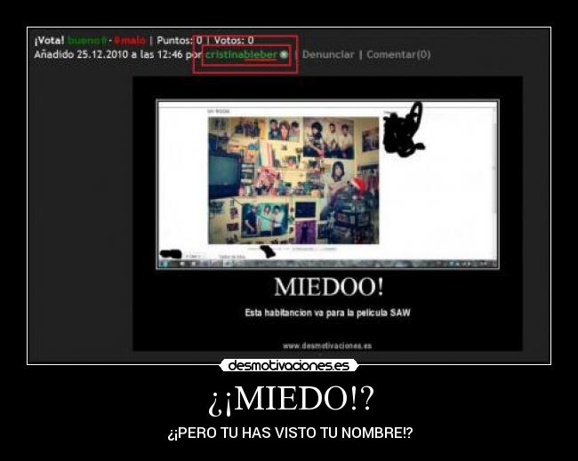 ¿¡MIEDO!? - ¿¡PERO TU HAS VISTO TU NOMBRE!?