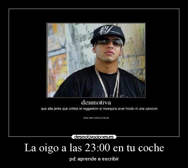 La oigo a las 23:00 en tu coche -