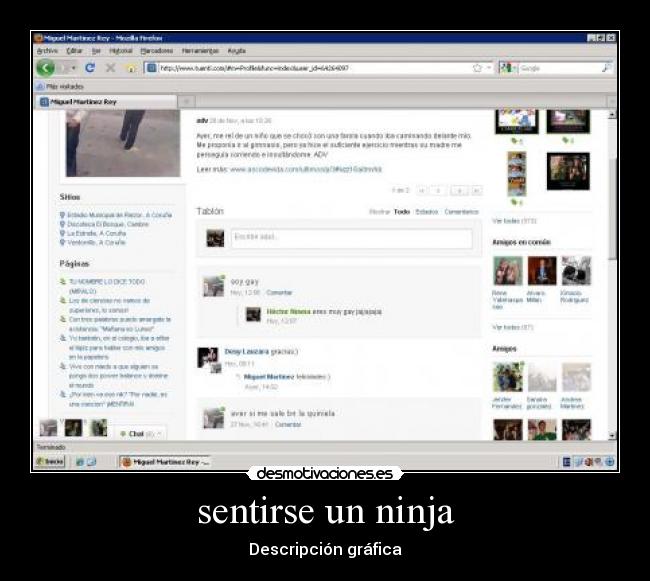 sentirse un ninja - 