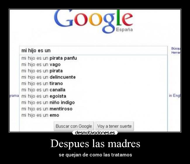 carteles madres google quejar desmotivaciones