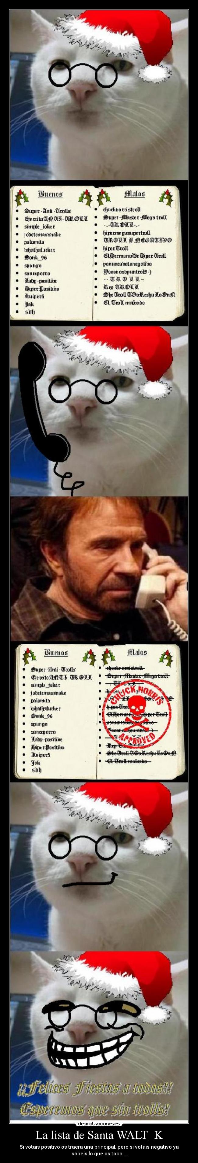 La lista de Santa WALT_K -