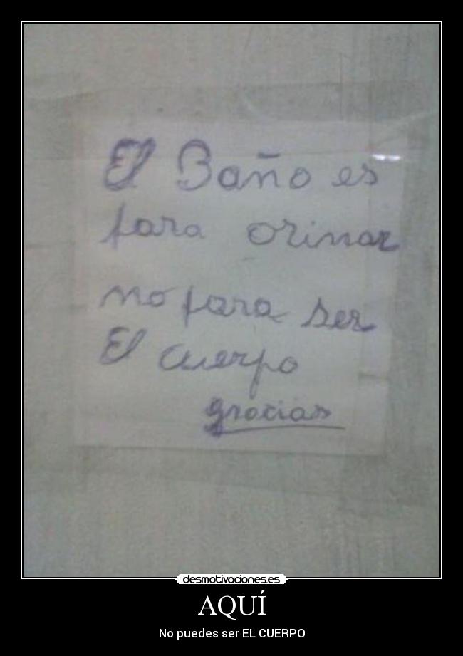 carteles aqui desmotivaciones