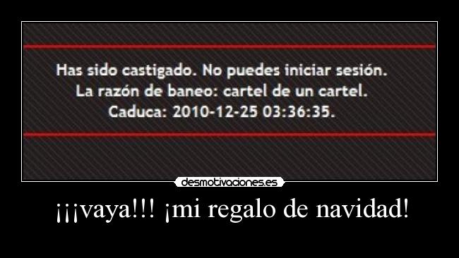 carteles navidad regalo navidad desmotivaciones