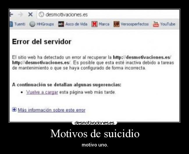 Motivos de suicidio -