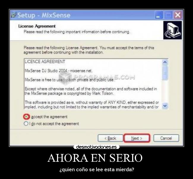 AHORA EN SERIO - ¿quien coño se lee esta mierda?