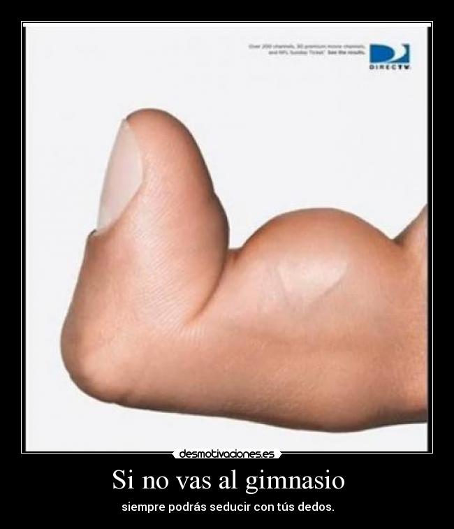 Si no vas al gimnasio -
