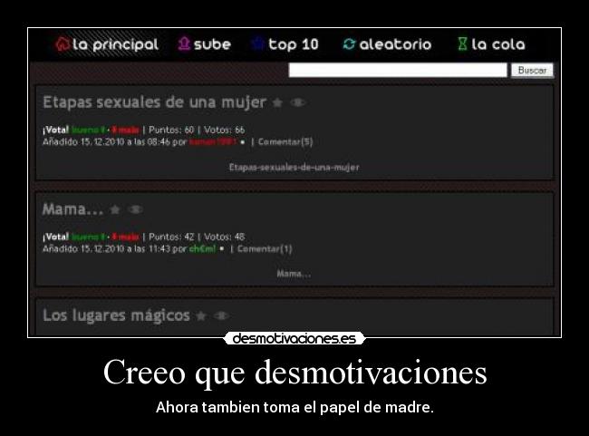 Creeo que desmotivaciones - 